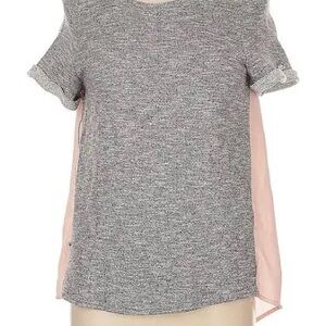 Market & Spruce Gray and Pink Women's Sweatshirt Tee